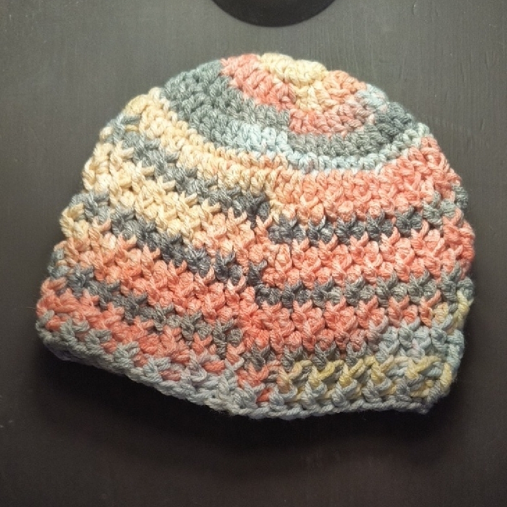 Multicolor Crochet Kids Beanie